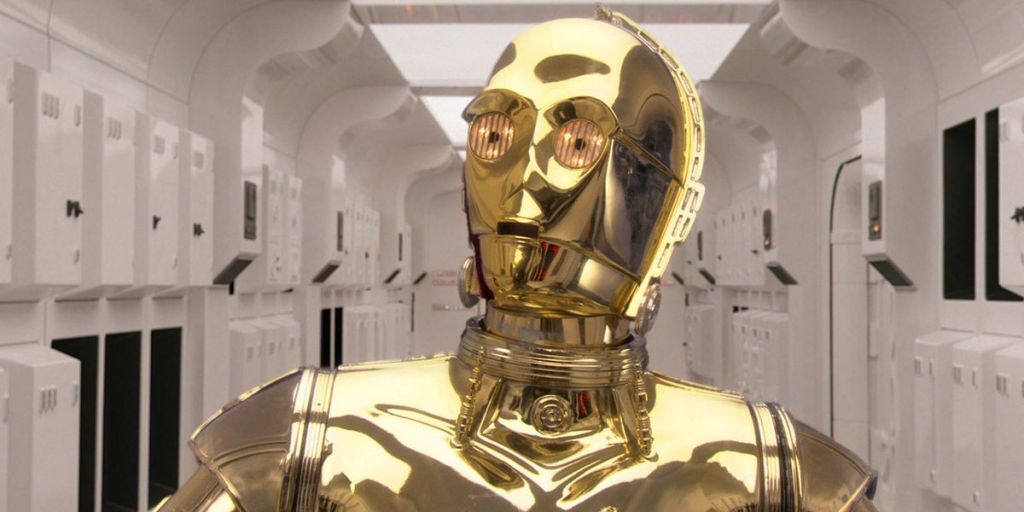 C-3PO, a droid from Star Wars