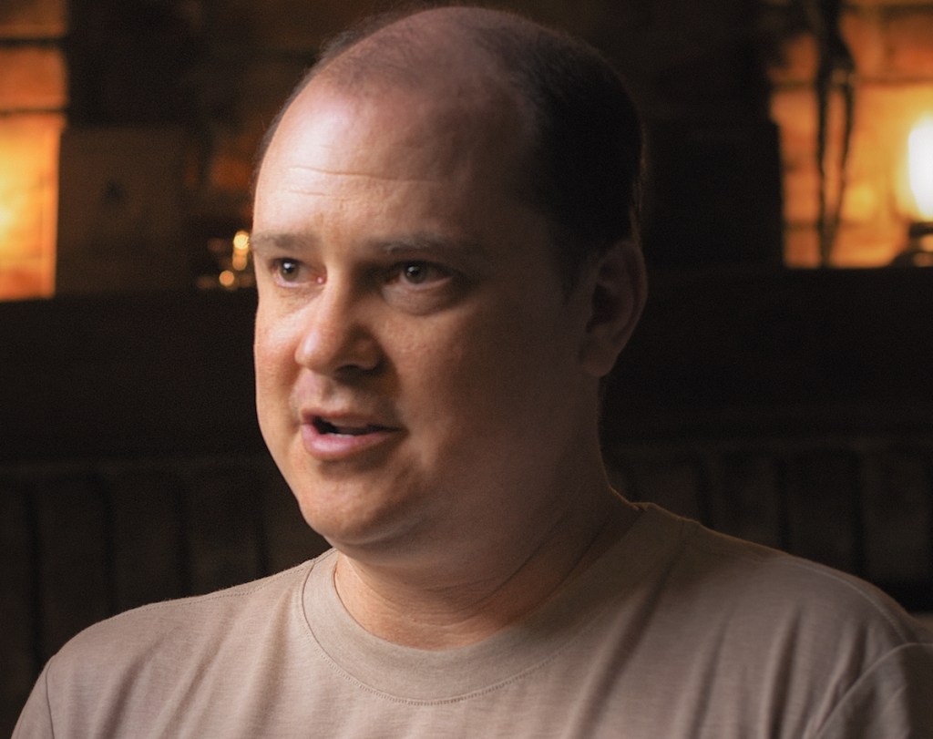 Mike Flanagan in the documentary film, KING ON SCREEN, a Dark Star Pictures release. Photo courtesy of Dark Star Pictures.