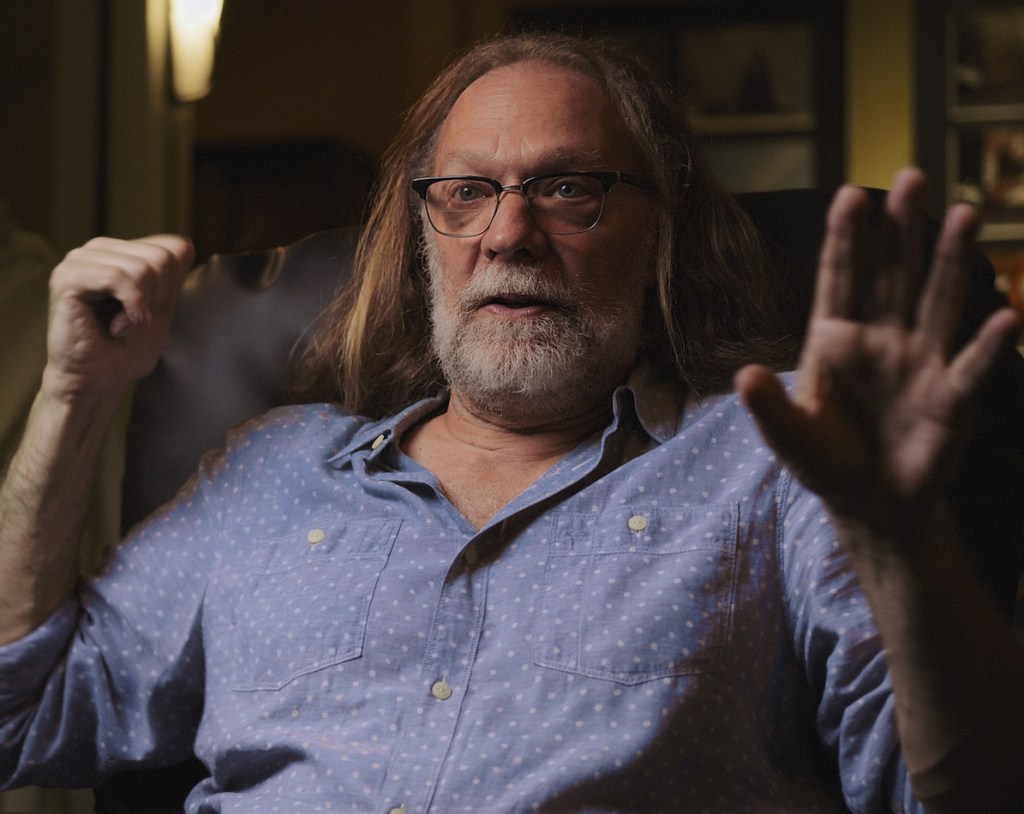 Greg Nicotero in the documentary film, KING ON SCREEN, a Dark Star Pictures release. Photo courtesy of Dark Star Pictures.