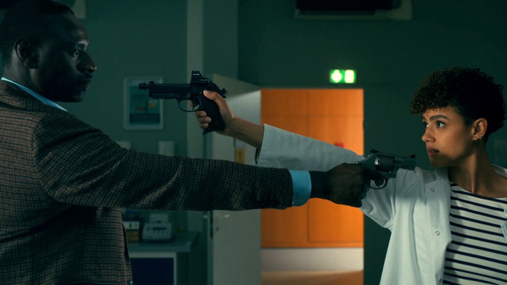 The Killer (2024) directed by John Woo starring Nathalie Emmanuel, Omar Sy