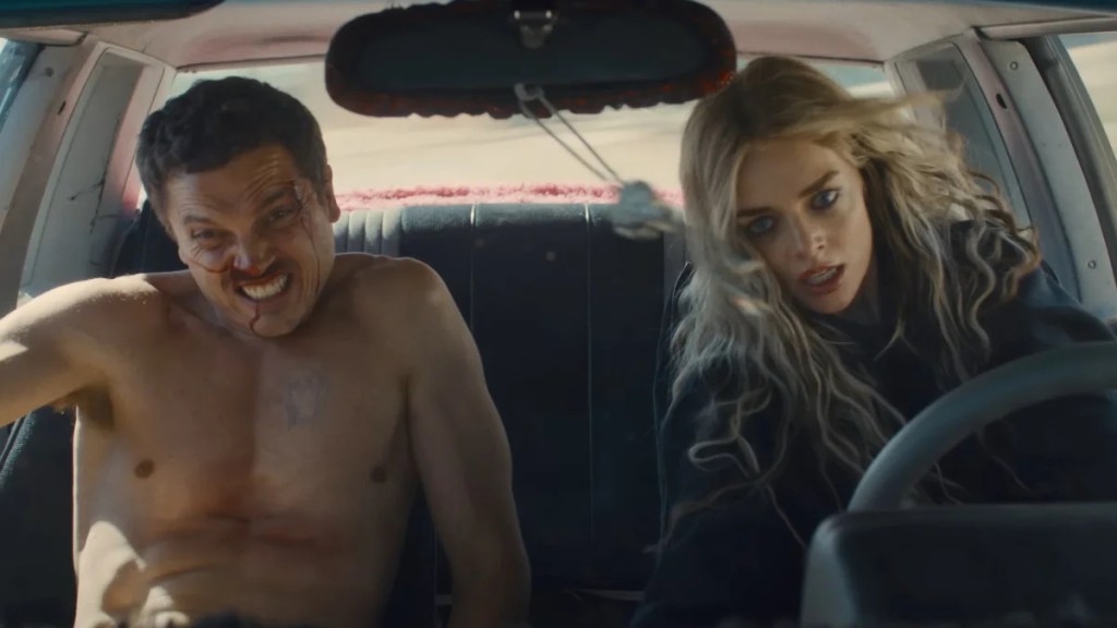 Eenie Meanie starring Samara Weaving and Karl Glusman