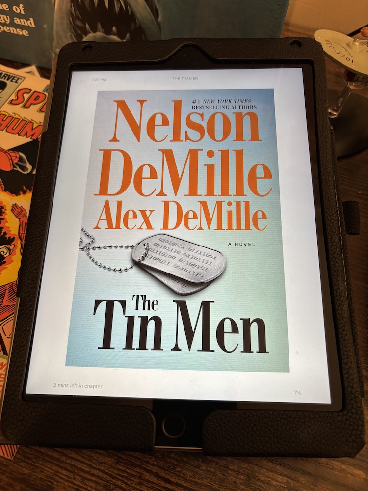 The Tin Men by Nelson and Alex DeMille. Photo by Joe Kucharski.