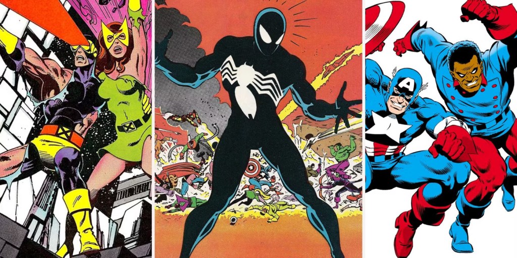 X-Men, Spider-Man, Captain America ©Marvel Comics